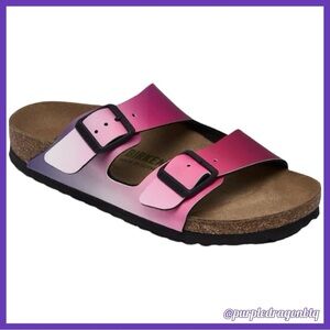 Birkenstock Arizona Microfiber Purple NWT/In Box Size US 5 - 5.5